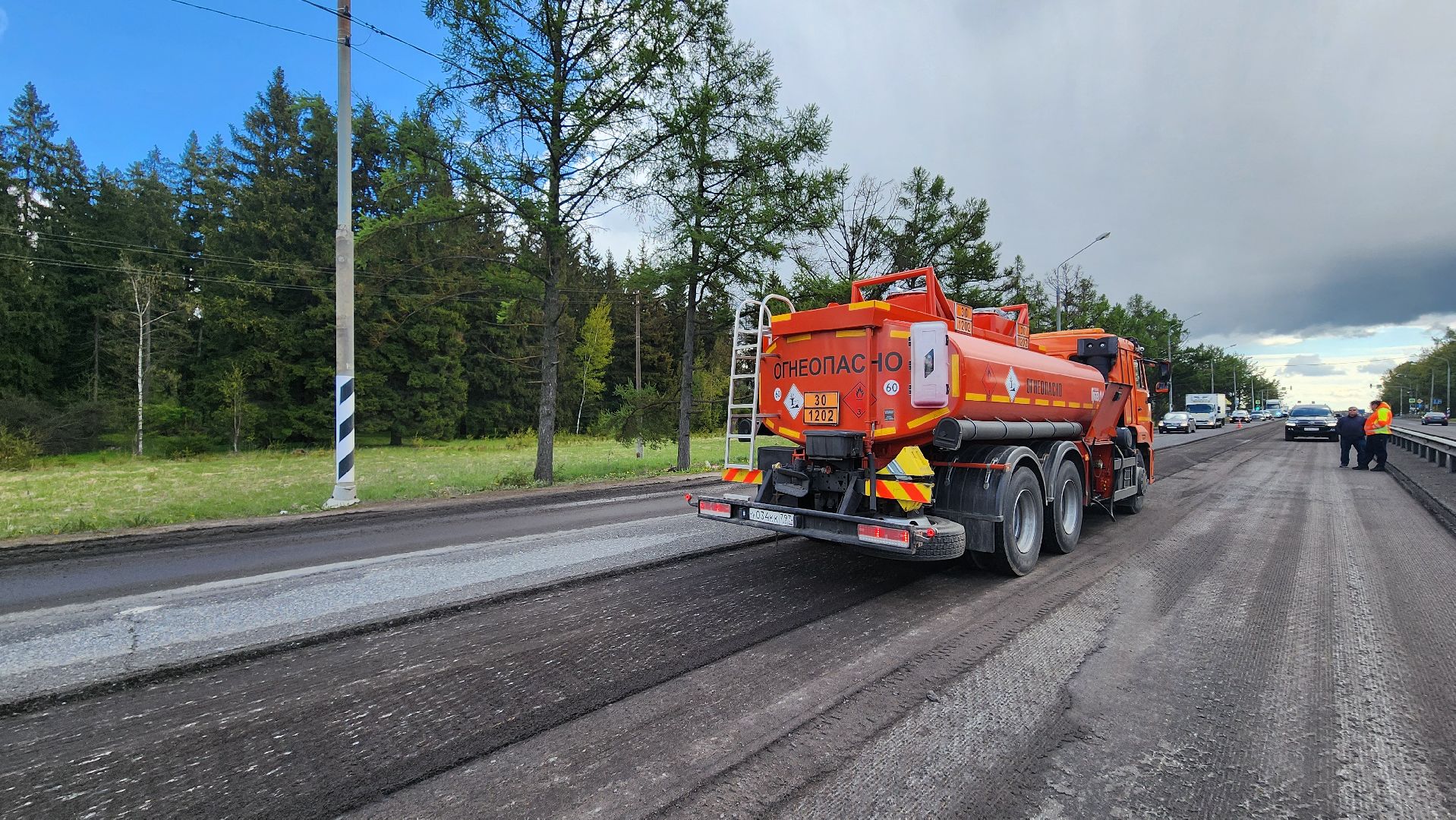 солнечногорск, ленинградское шоссе, ремонт дороги,