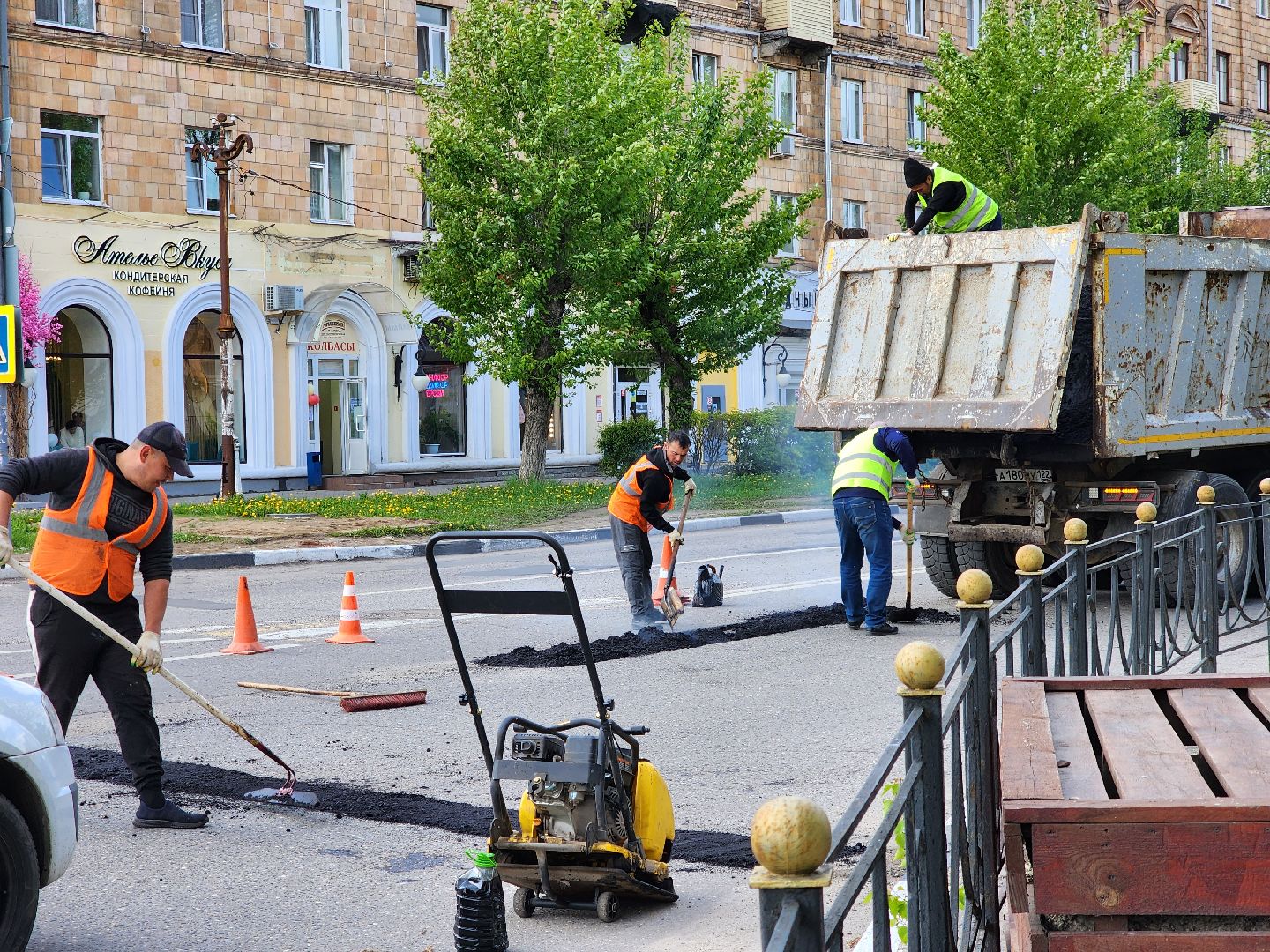 элестросталь, дороги, ремонт, ямочный ремонт, общество,