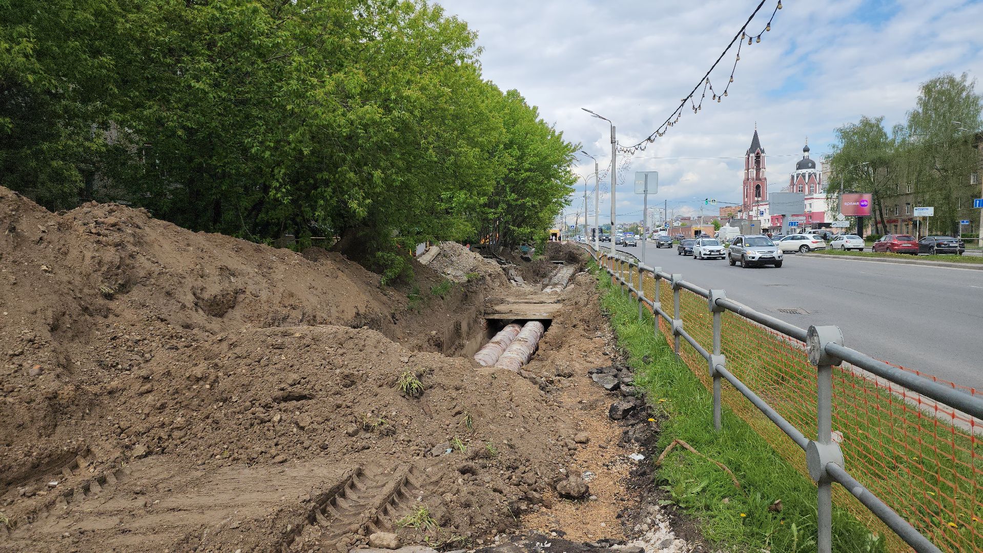 Пролетарский проспект, щёлково, замена труб, теплотрасса,