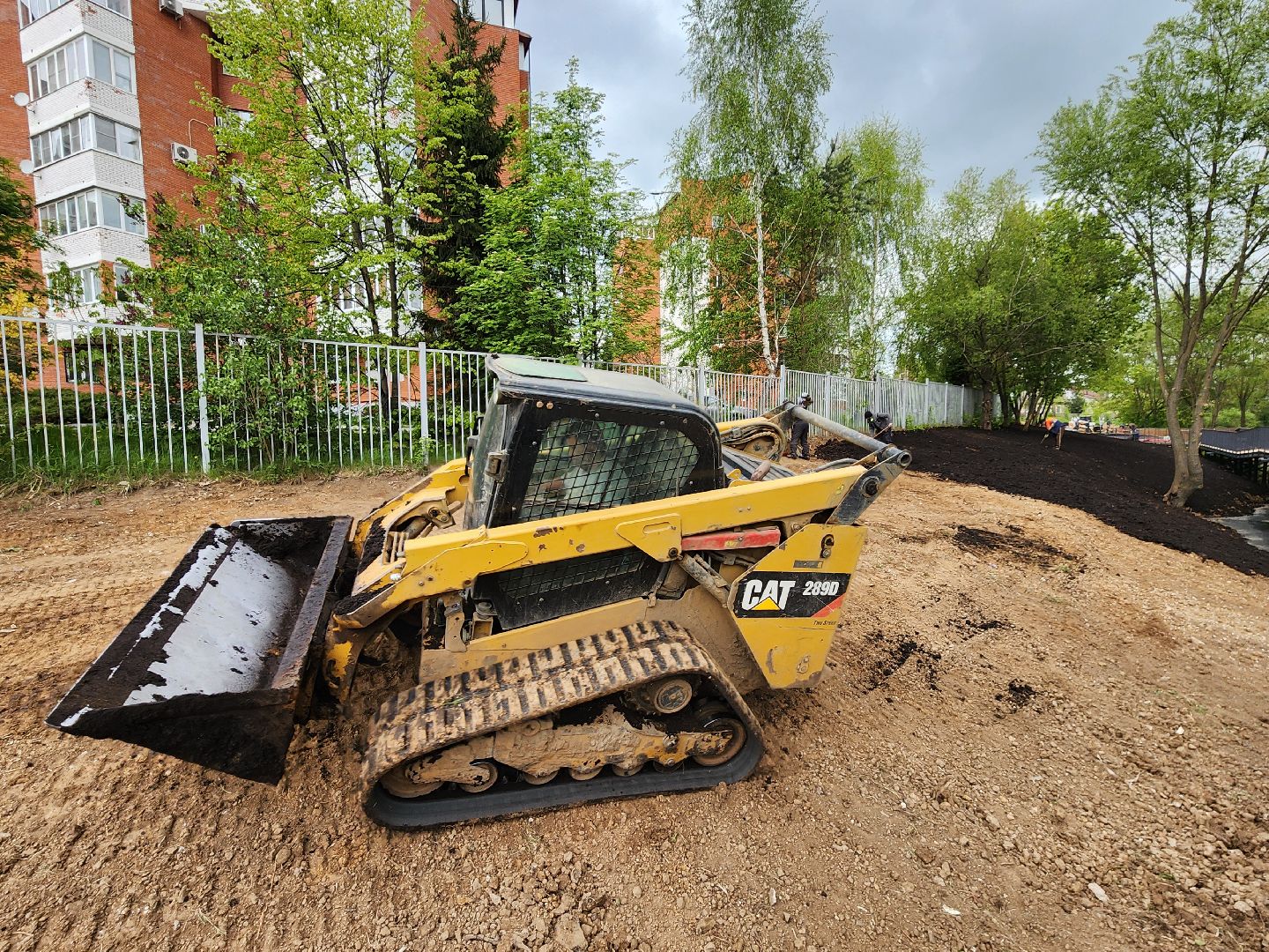 Чехов, улица Береговая, набережная реки теребенка, благоустройство, реконструкция, земляные работы, плодородный грунт, озеленение, госпрограмма московской области,
