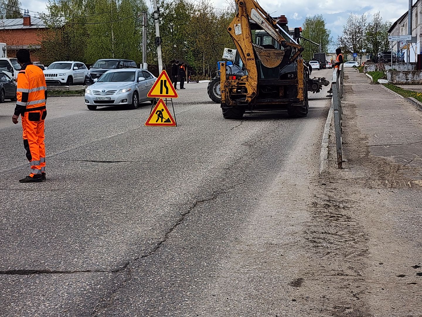 сергиев посад, ямочный ремонт дорог,