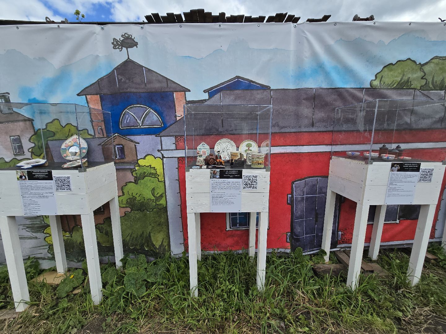 Коломна , выставка под открытым небом, керамика,