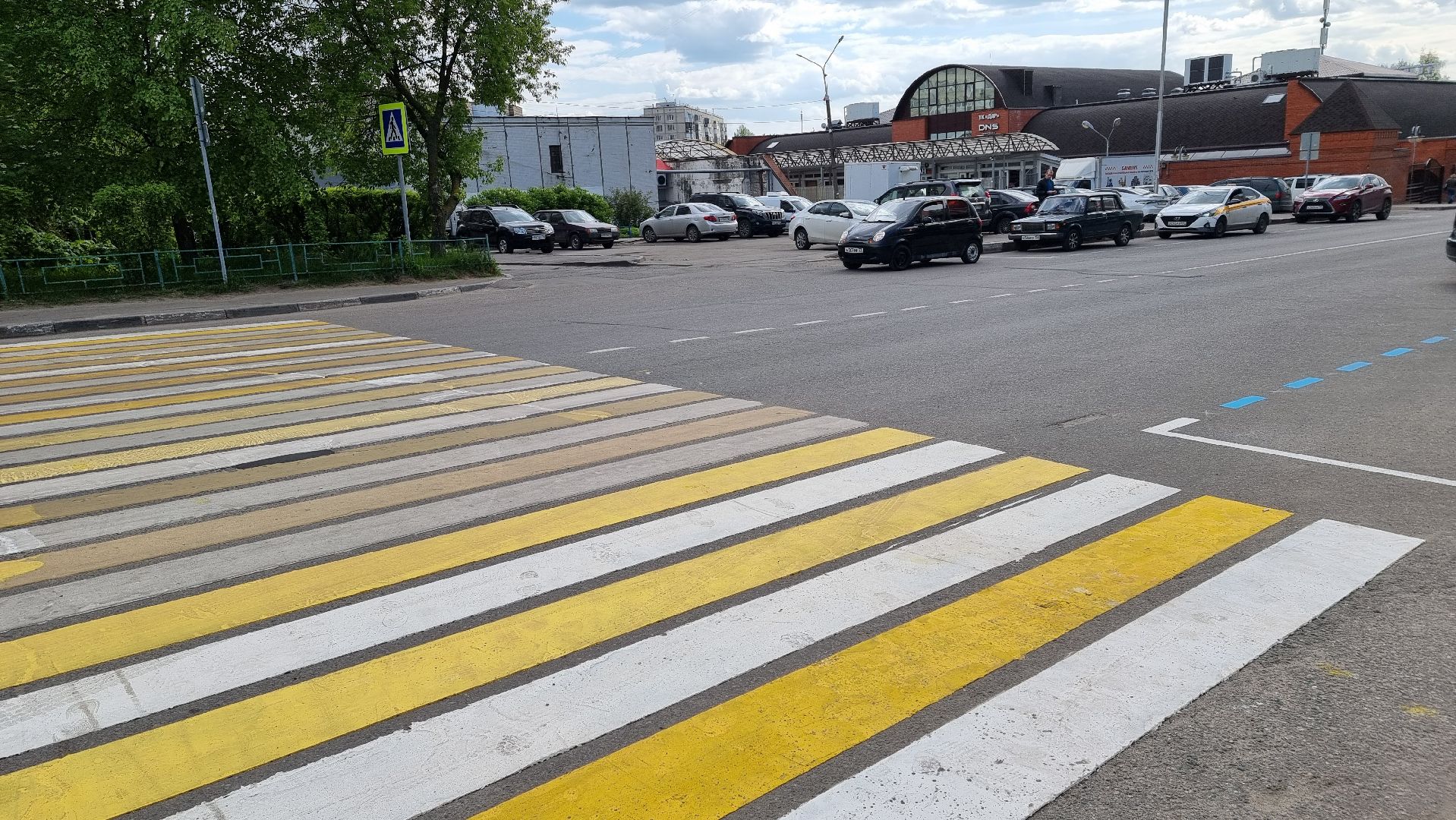 разметка, пешеходный переход,