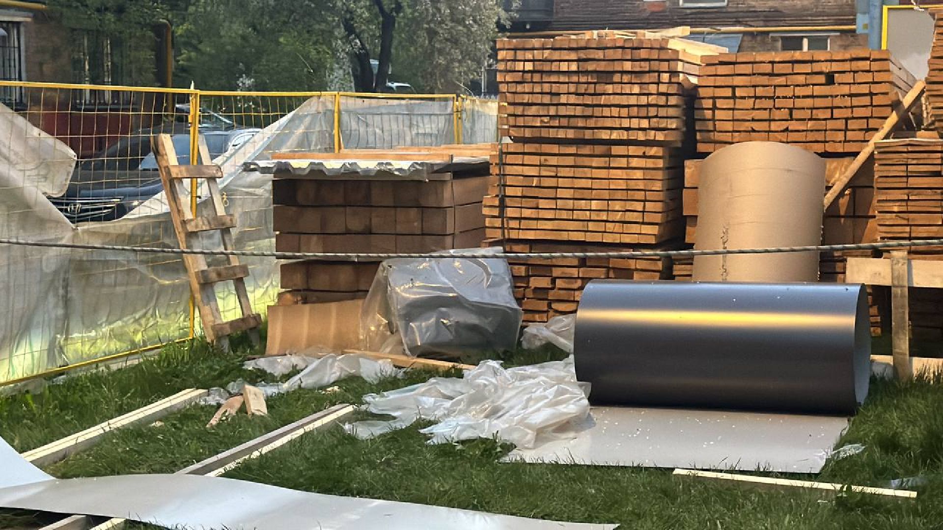 ремонт кровли, кучино, многоквартирный дом,