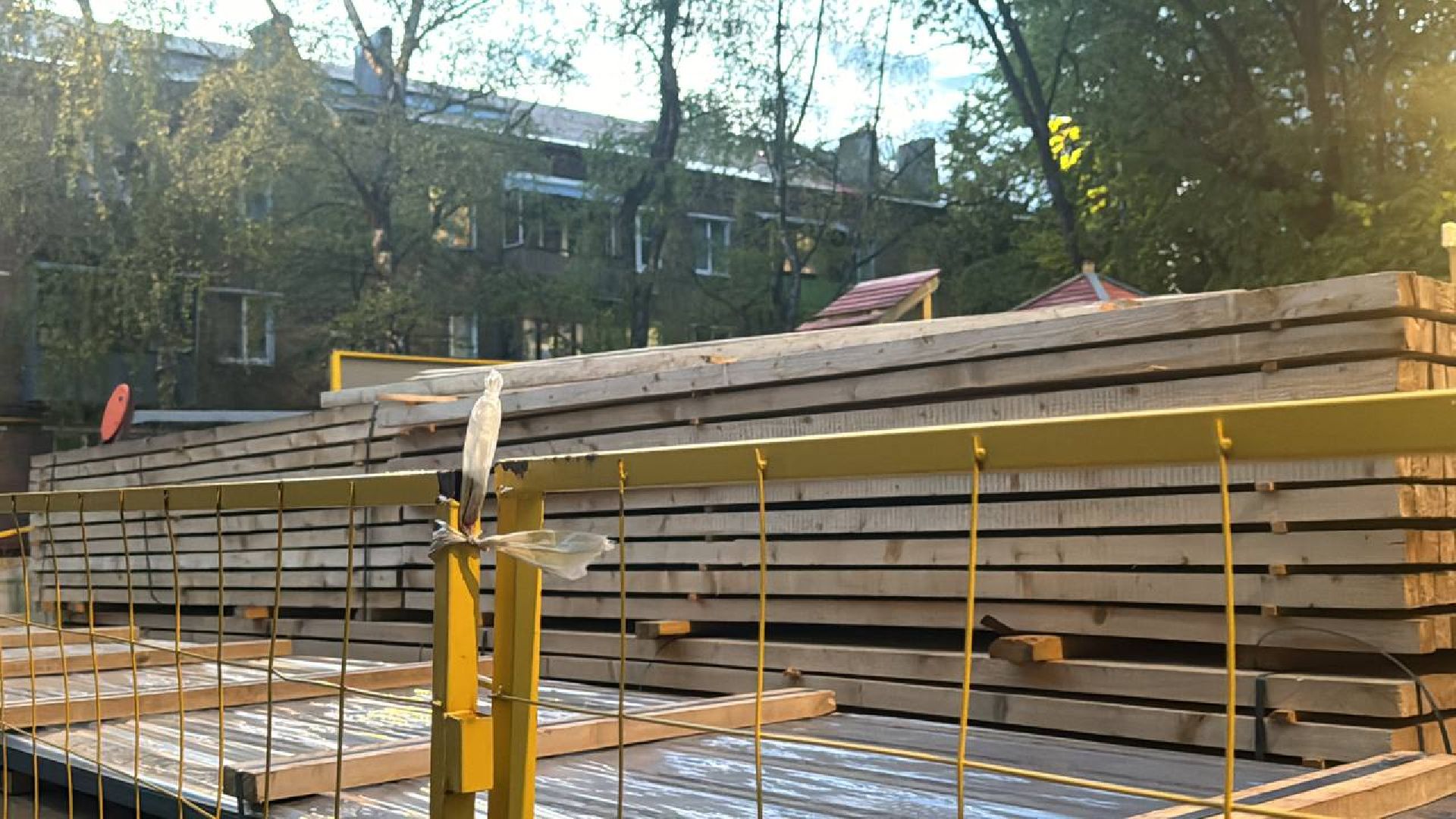 ремонт кровли, кучино, многоквартирный дом,