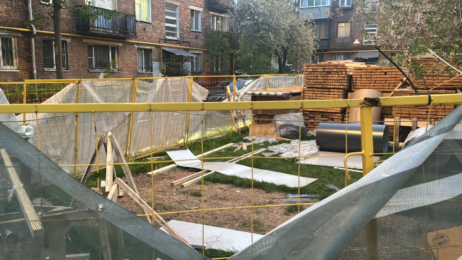 ремонт кровли, кучино, многоквартирный дом,