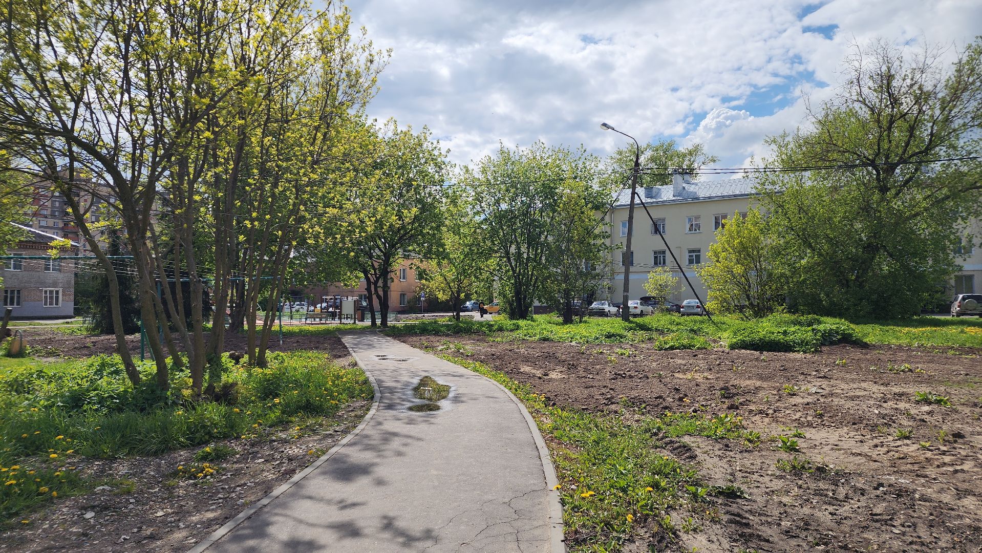 благоустройство, дворовая территория, лосино-петровский,