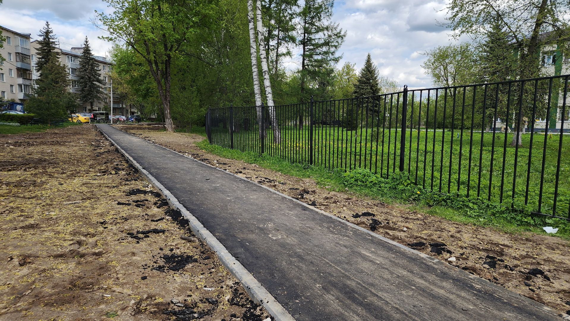 благоустройство, дворовая территория, лосино-петровский,