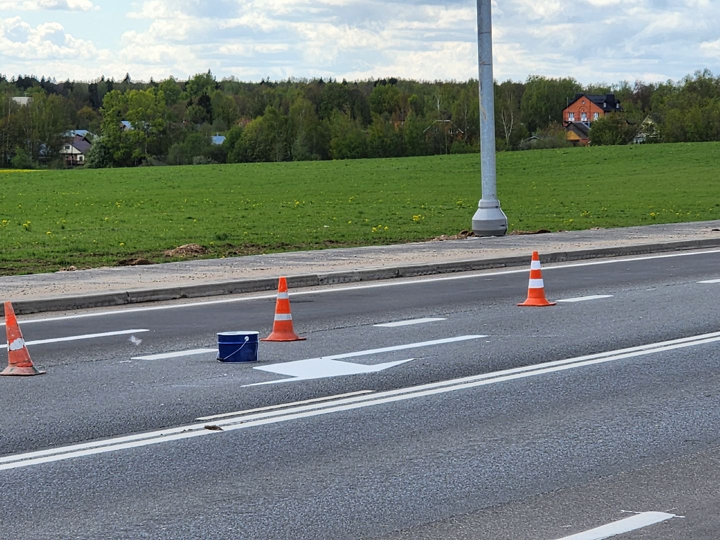 дороги, новая разметка, светофор, жк белый город, сергиев посад, сергиево-посадский городской округ,