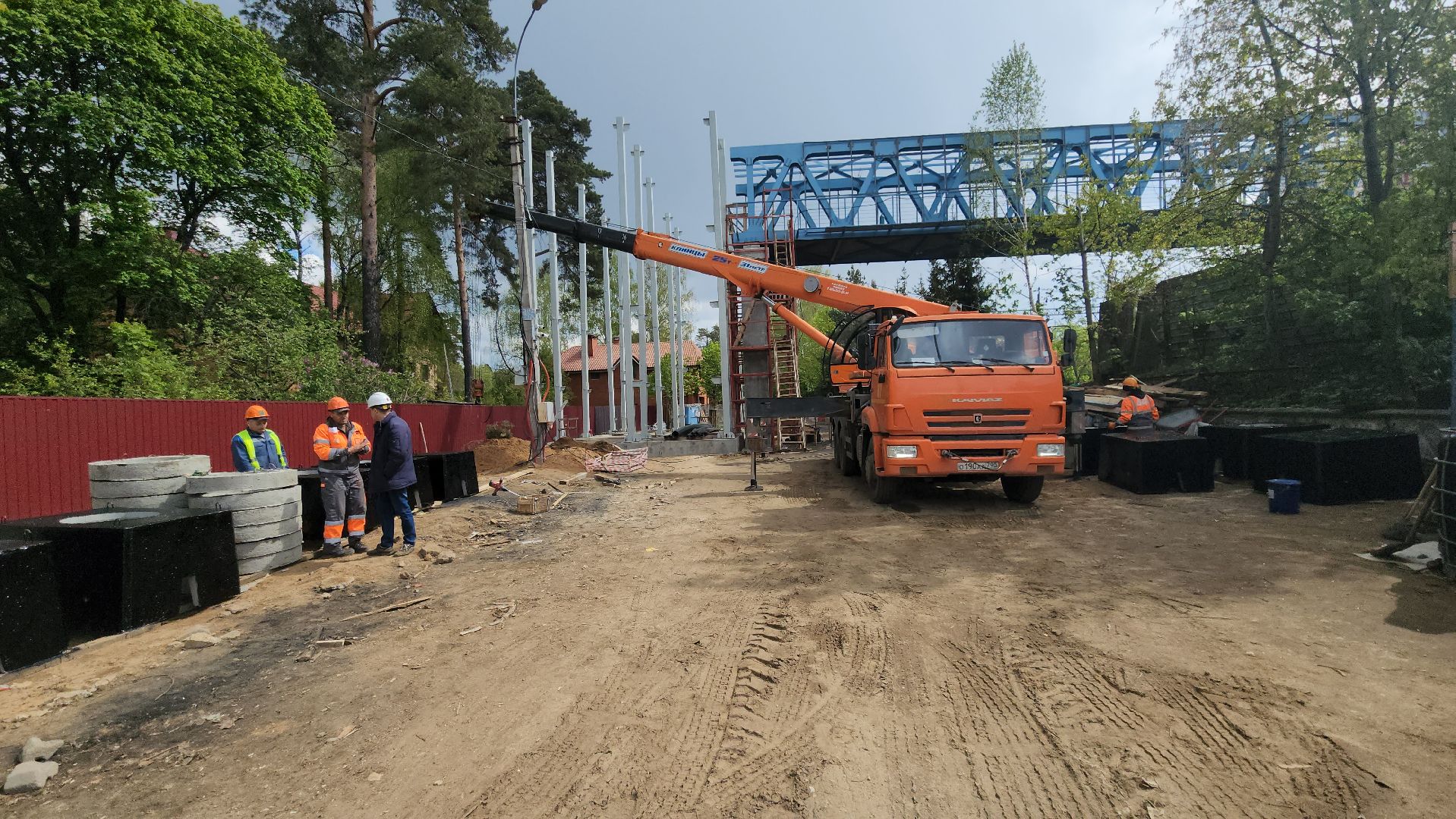 Люберцы, строительство, надземный переход,малаховка,