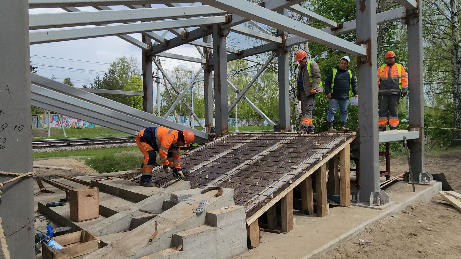 Люберцы, строительство, надземный переход,малаховка,