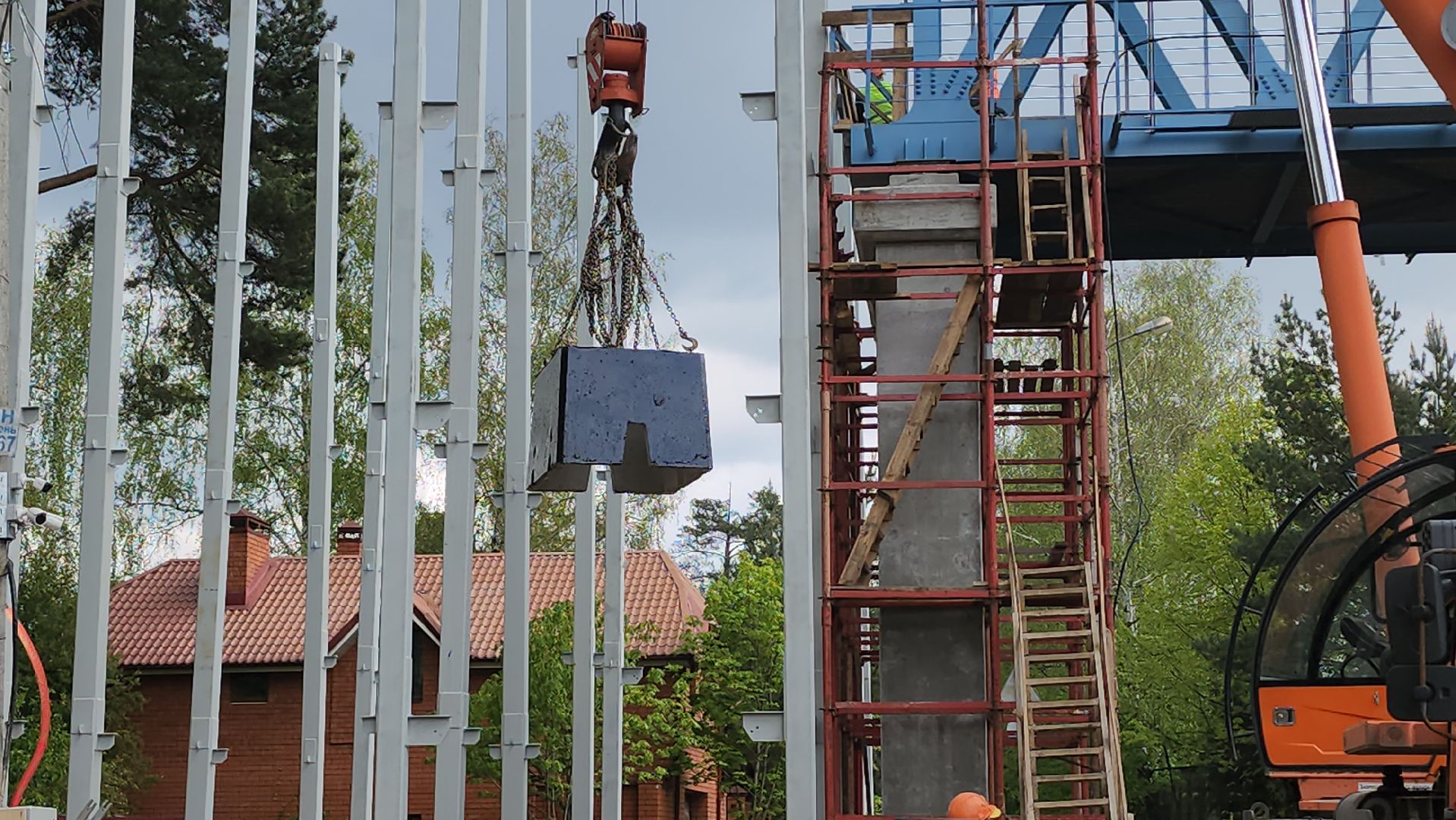Люберцы, строительство, надземный переход,малаховка,