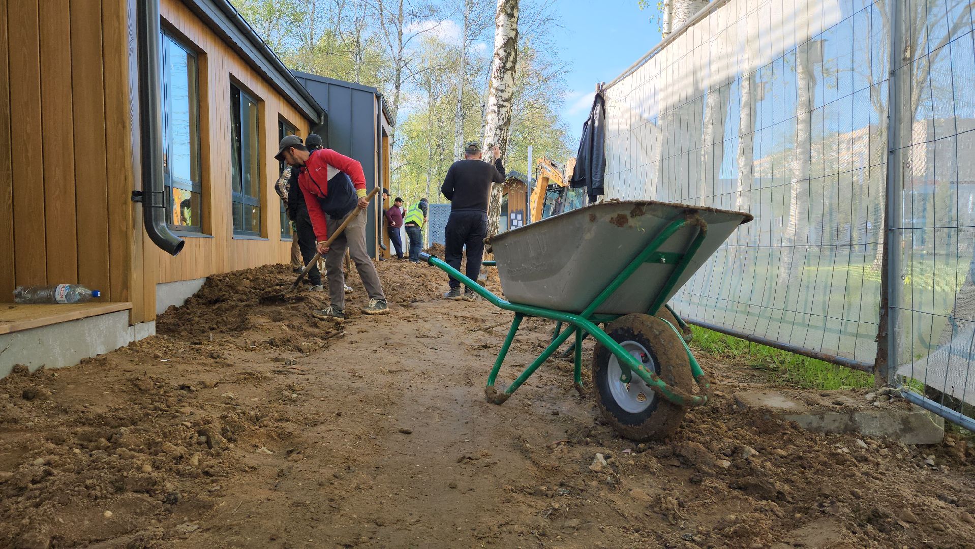 Кафе, Лобня, отмостка, Парк,