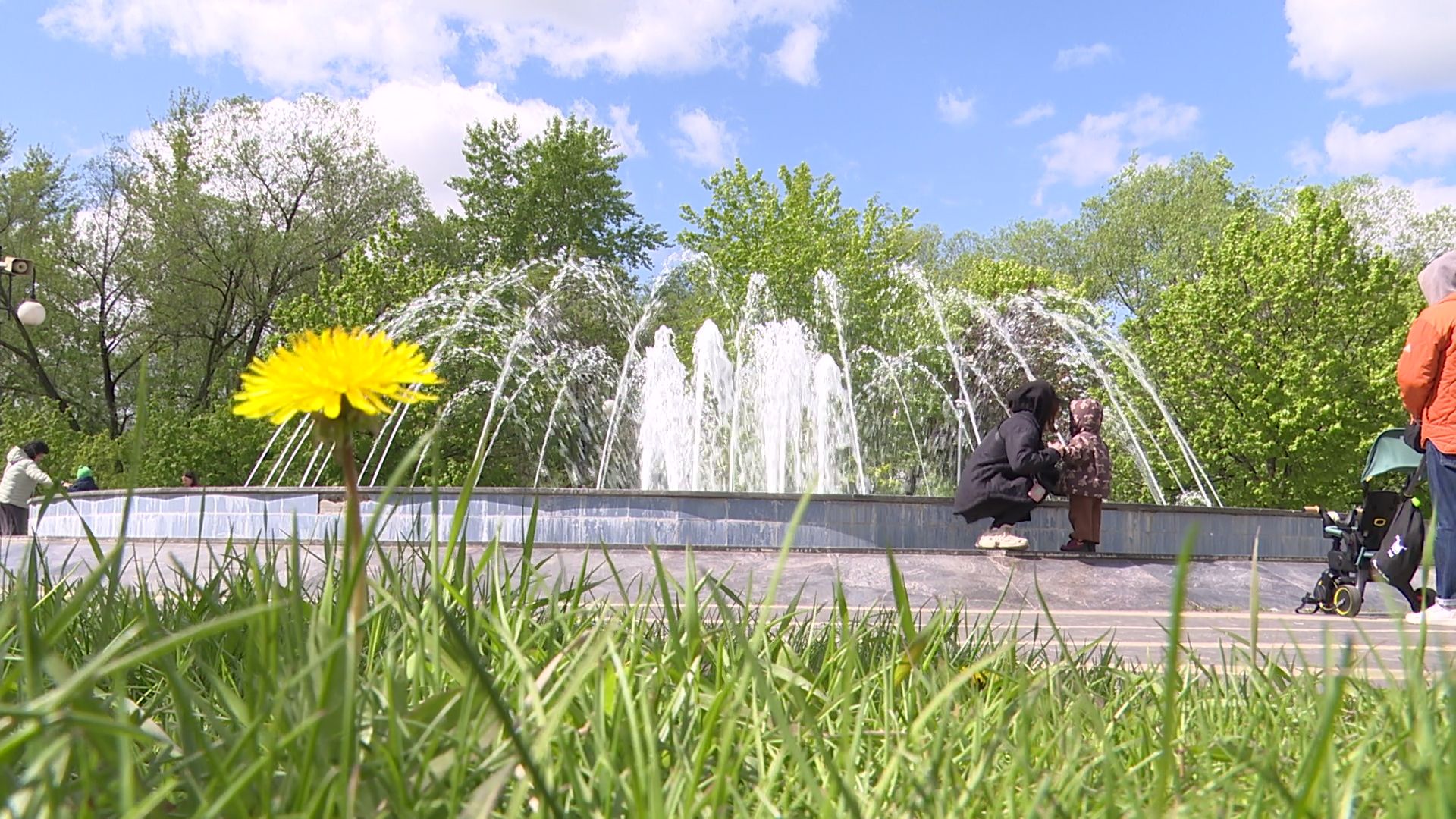 реутов, фонтаны, сезон фонтанов, парк, вода,