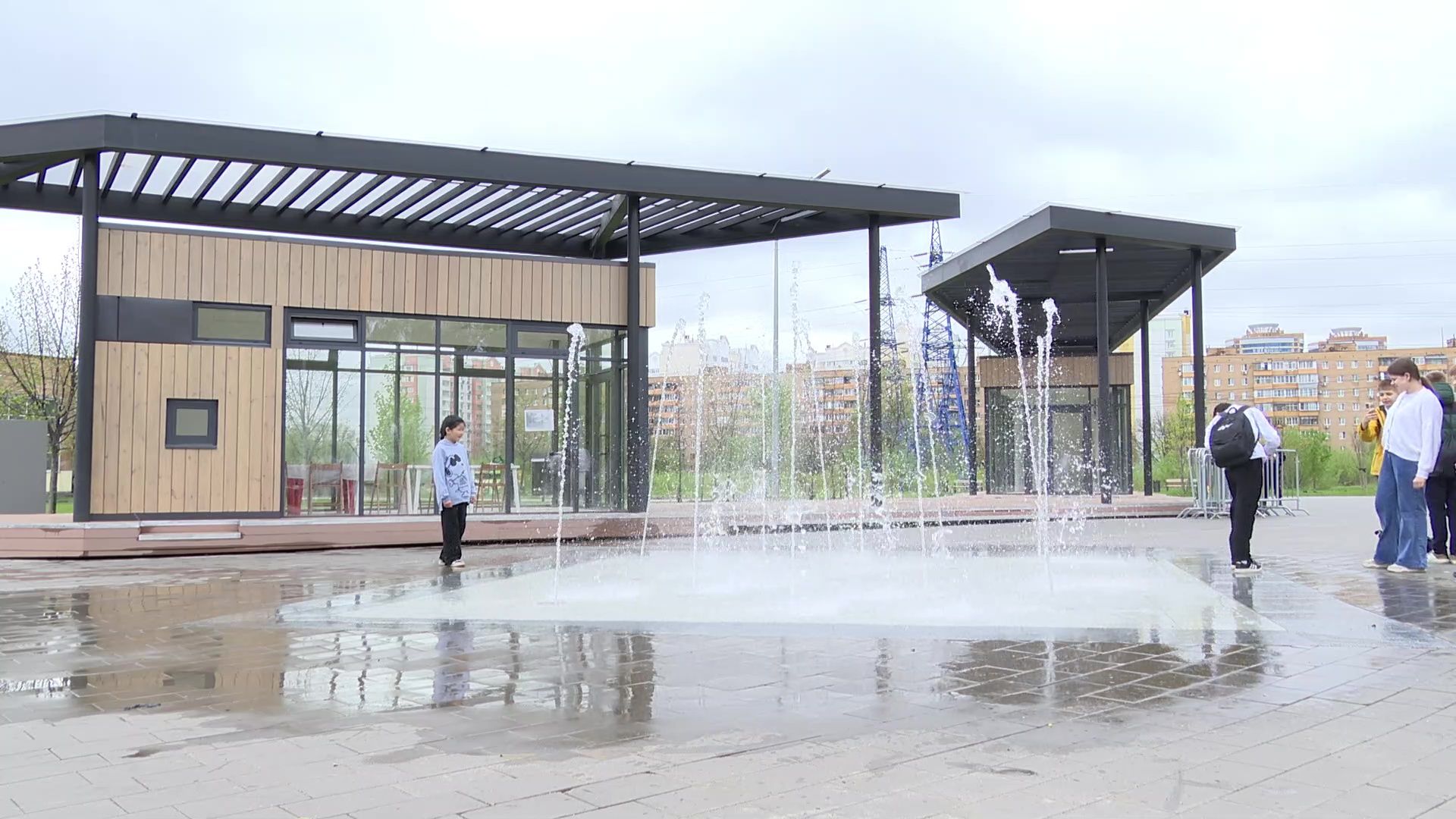 реутов, фонтаны, сезон фонтанов, парк, вода,