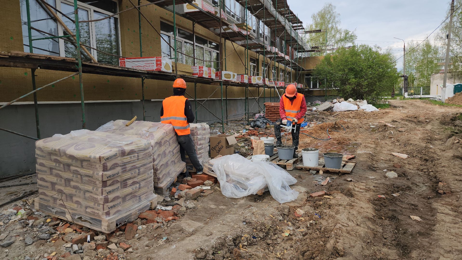 серпухов, деревня васильевское, детский сад василек, капитальный ремонт детского сада,