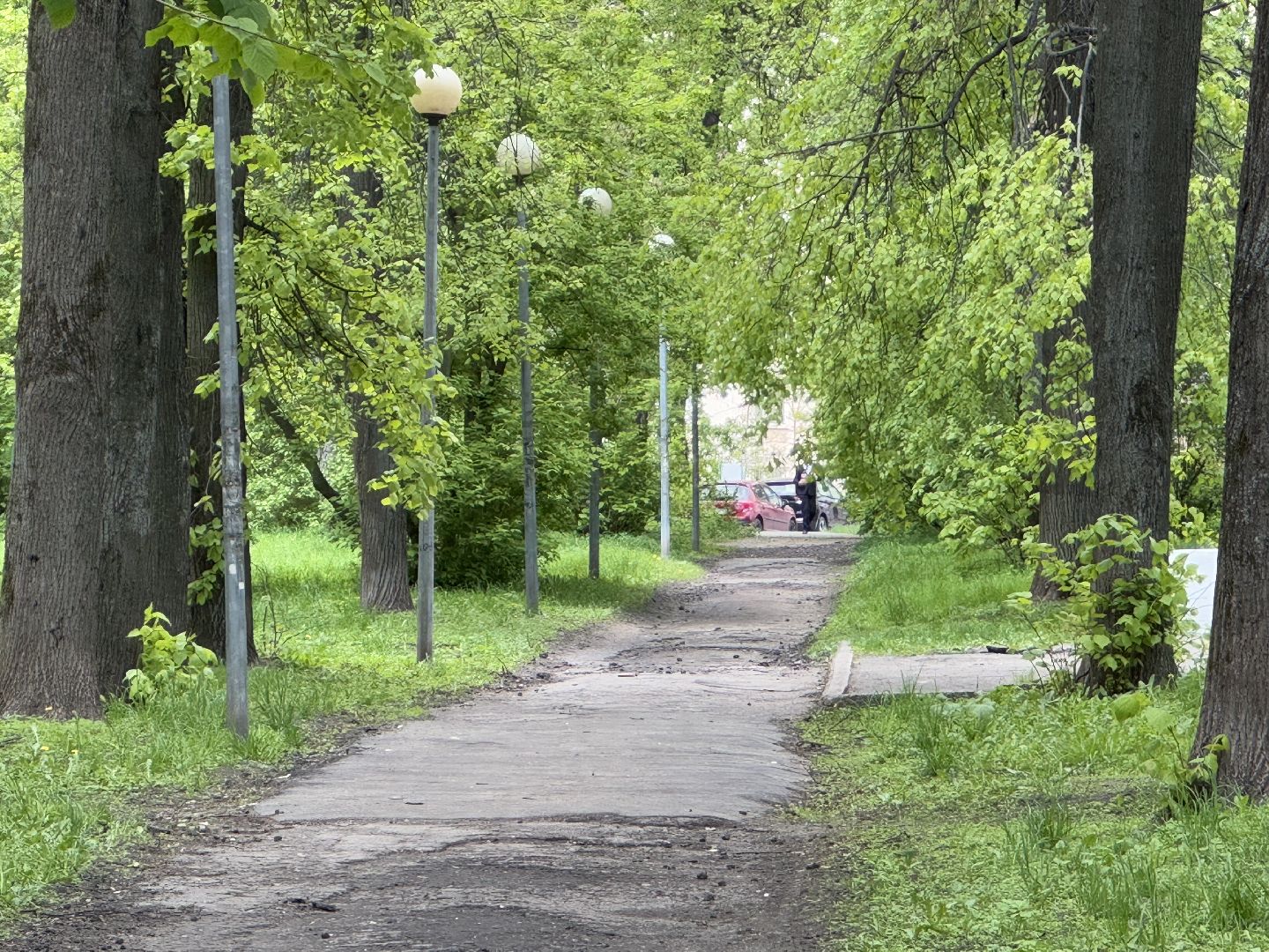 благоустройство, сквер по улице крупешина, балашиха,