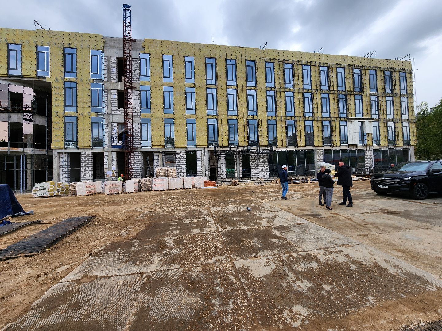 Чехов, улица Мира, детская поликлиника, строительство, инженерные сети, инженерные коммуникации, прокладка сетей, вентиляция, кондиционирование, отопление, водоснабжение, слаботочные сети, слаботочные системы, губернатор московской области, госпрограмма московской области,