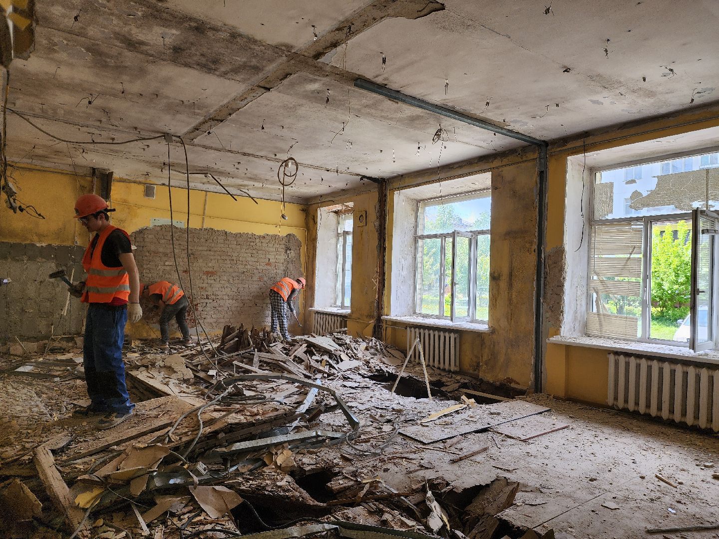 электросталь, медицина, строительство, капитальный ремонт, медучреждение, благоустройство, поликлиника,