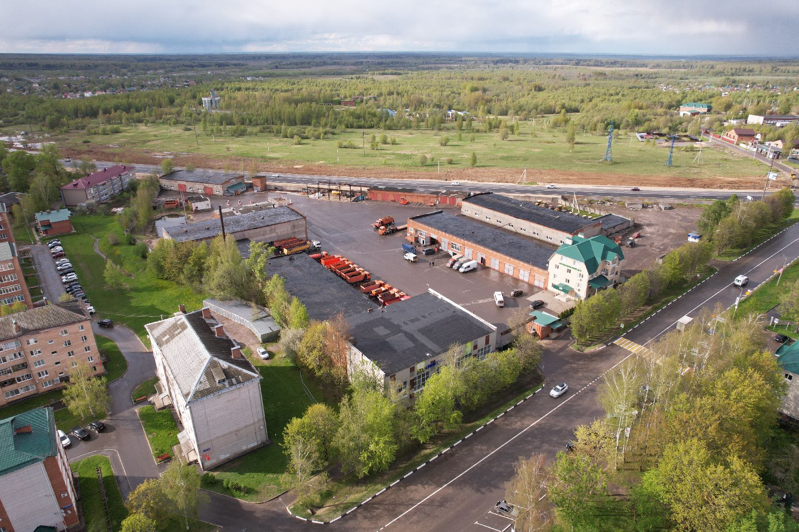 видео с коптера, капремонт спорткомлекса в Шаховской, зал единоборств в шаховской ,