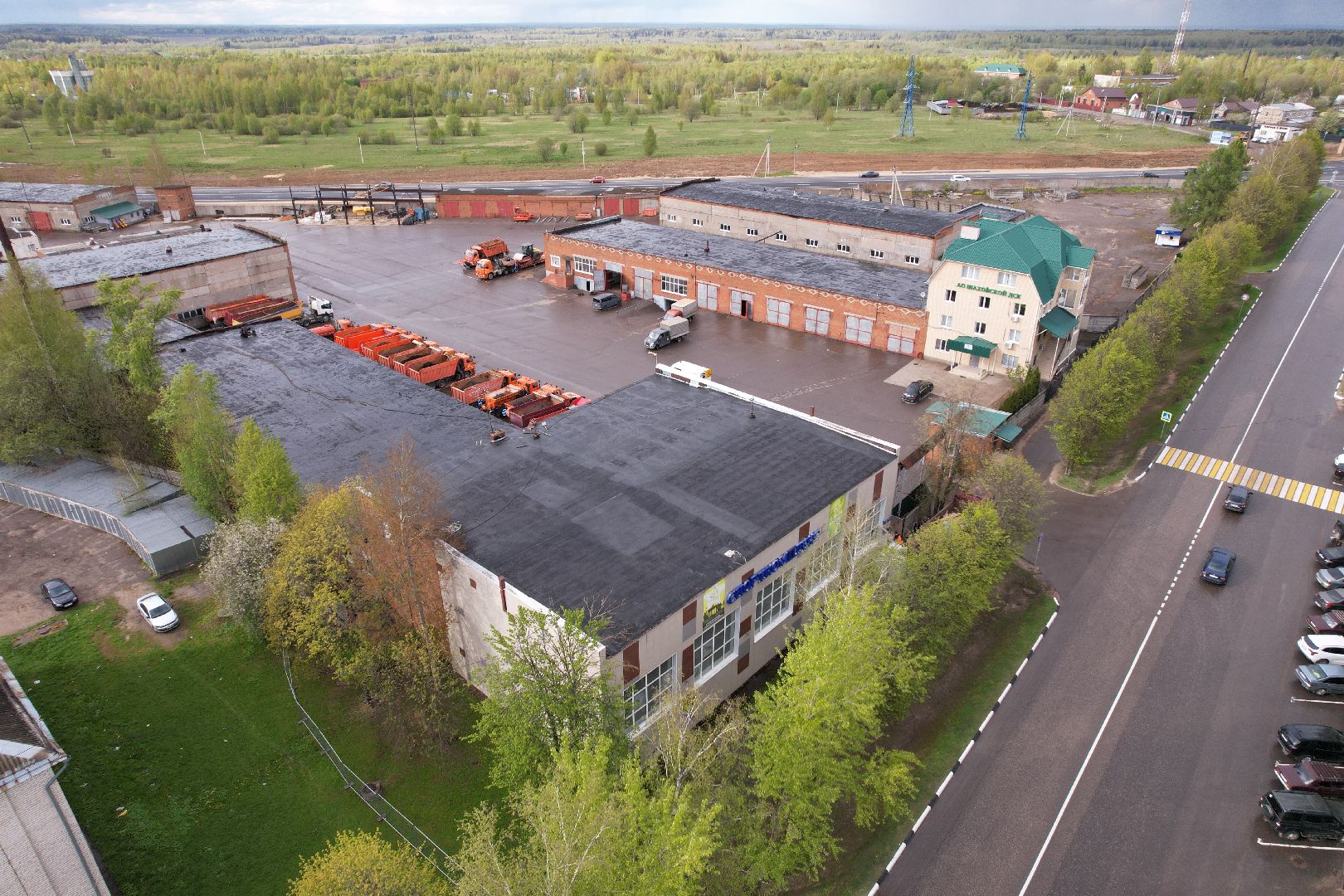 видео с коптера, капремонт спорткомлекса в Шаховской, зал единоборств в шаховской ,