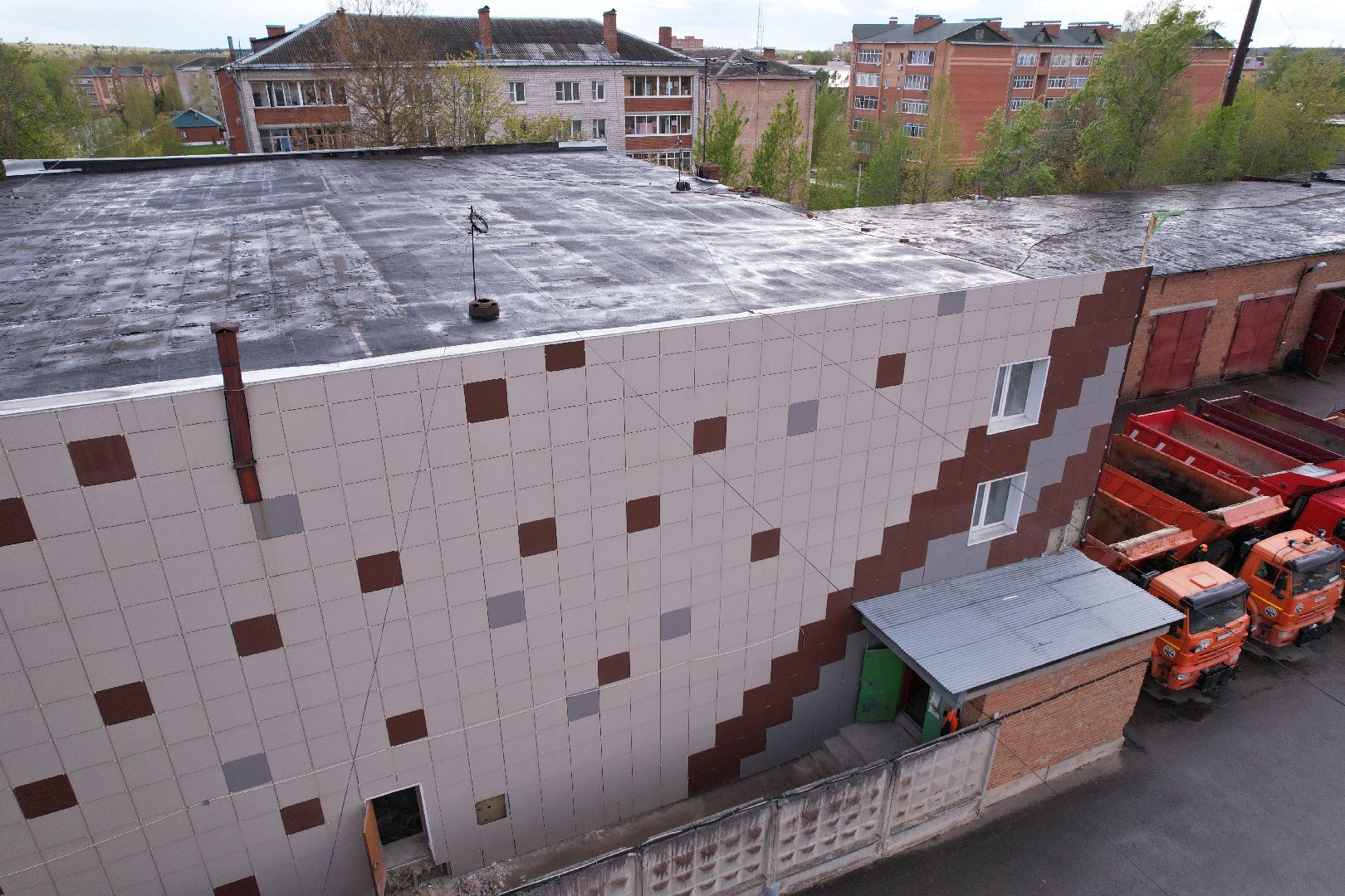 видео с коптера, капремонт спорткомлекса в Шаховской, зал единоборств в шаховской ,