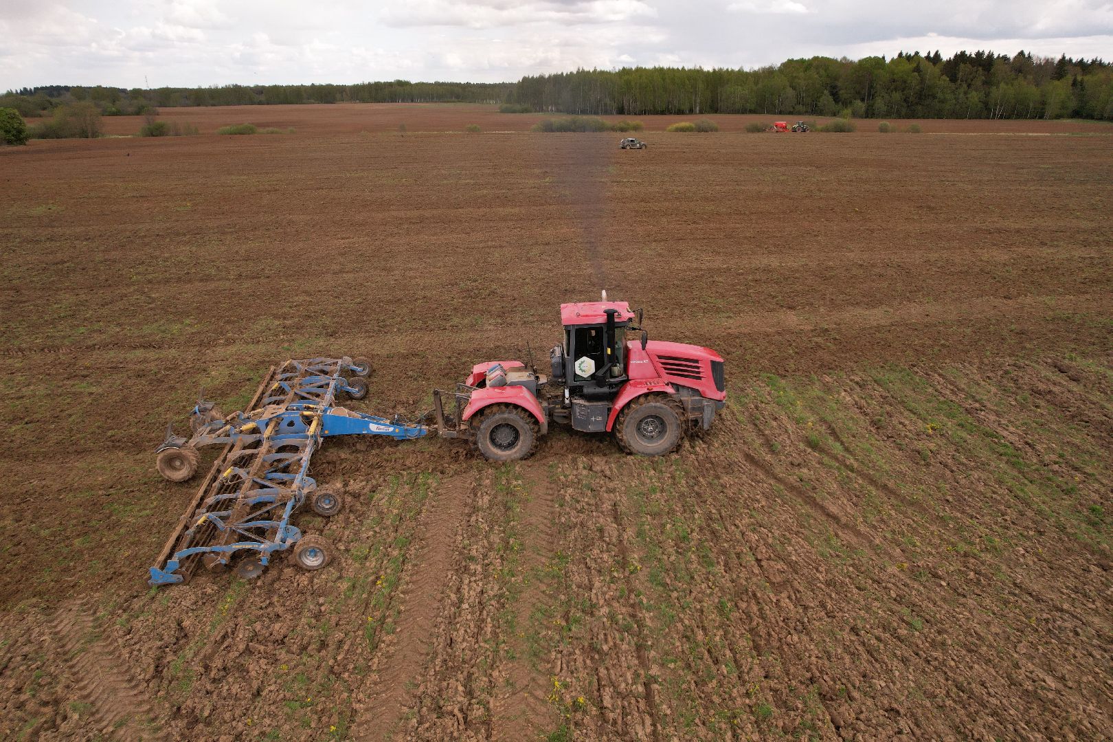 видео с коптера,  посев ярового рапса, Агрокомплекс в шаховском , посевная,
