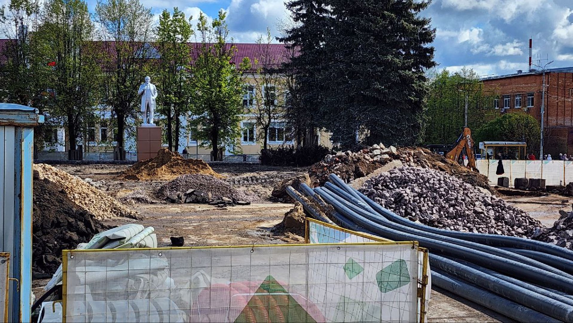 Талдом, Площадь Карла Маркса, Благоустройство, Минблаго,