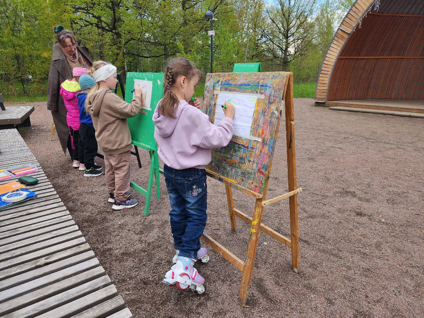 фрязино, лесопарк, открытие летнего сезона, аптекарский огород,