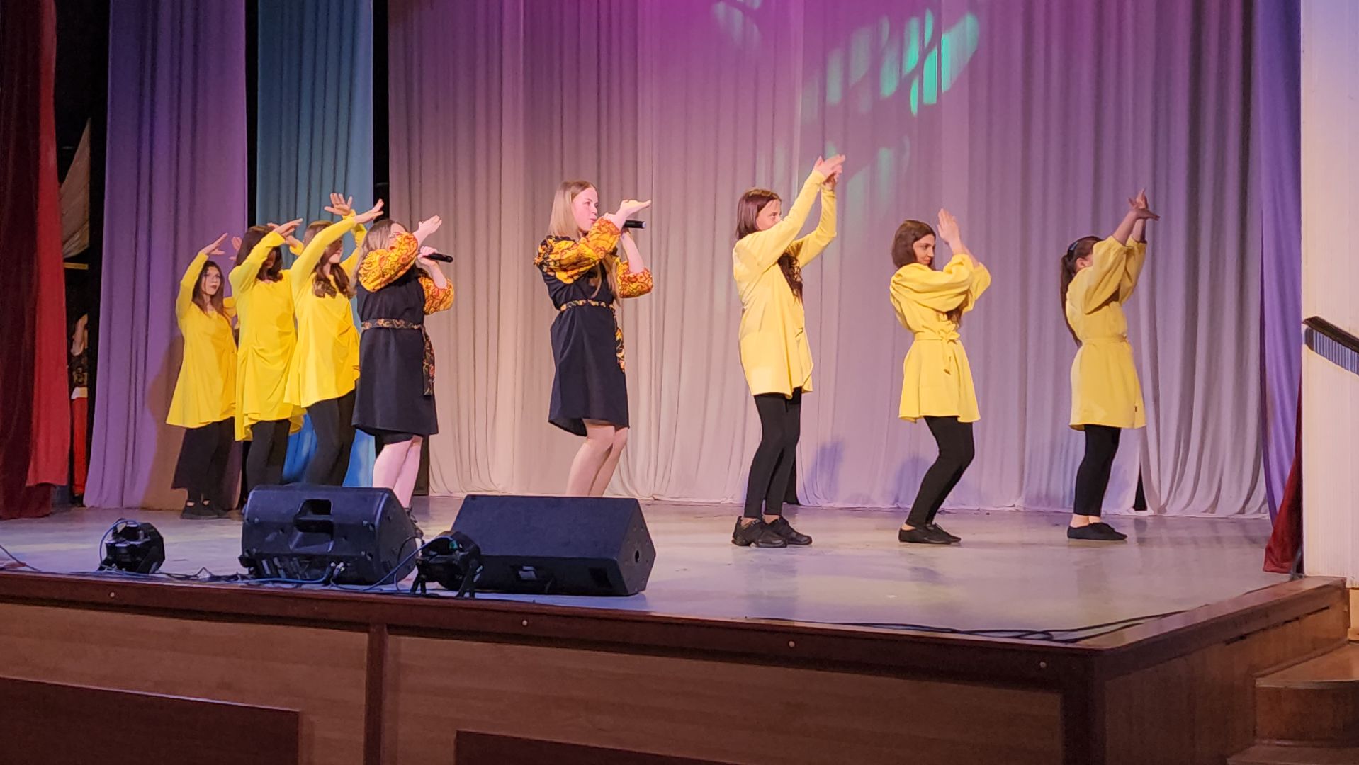 пушкино, концерт, юбилей ансамбля, песни, дети, эстрада, вокальное искусство, зрители,