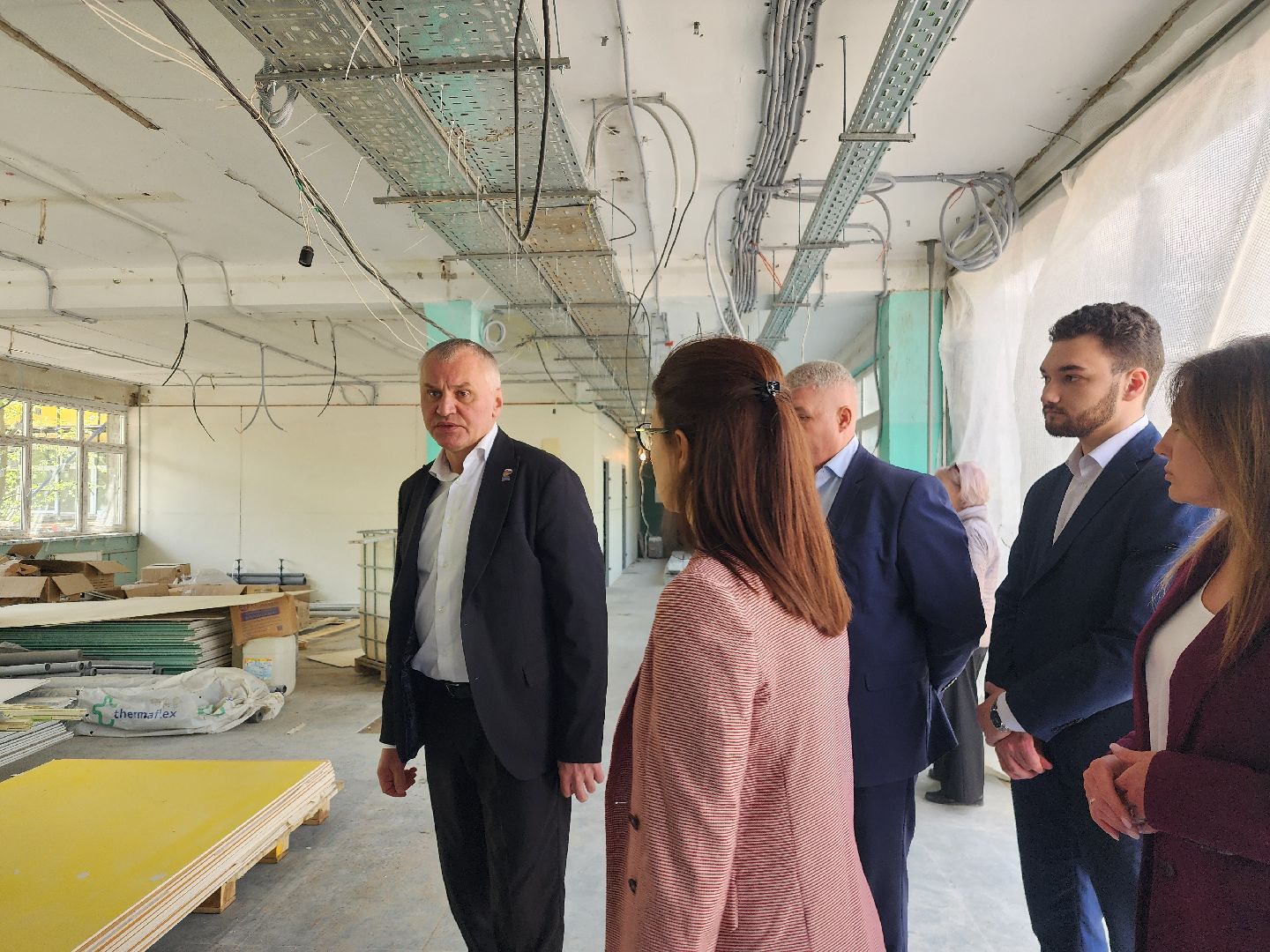 фрязино, ремонт школы, гимназия, капитальный  ремонт,