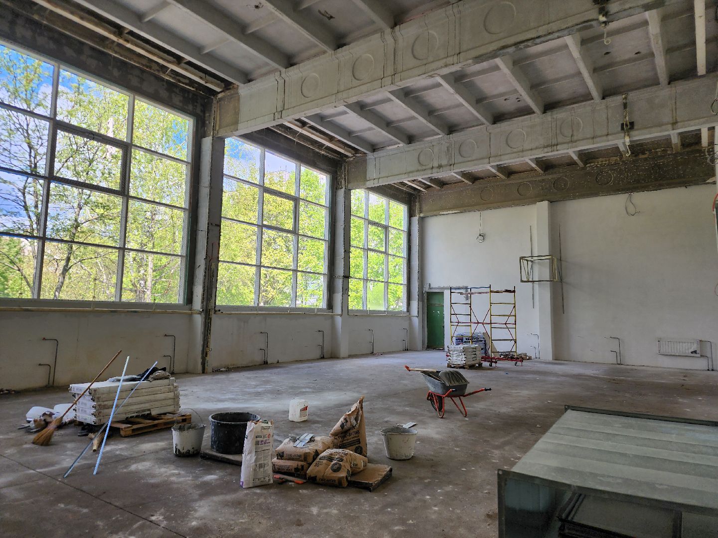 фрязино, ремонт школы, гимназия, капитальный  ремонт,