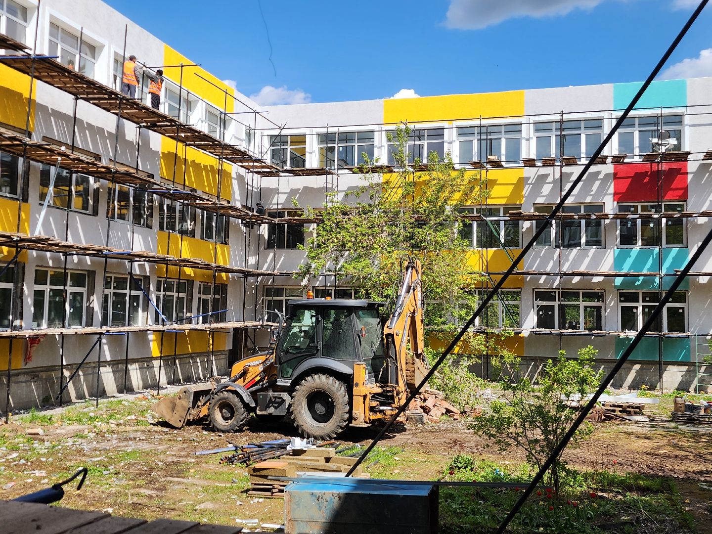 фрязино, ремонт школы, гимназия, капитальный  ремонт,