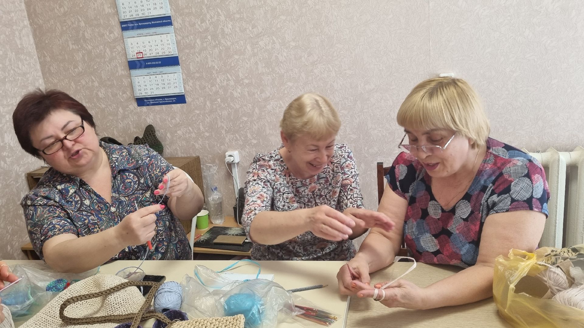 ПОДМОСКОВЬЕ, Ивантеевка, Пушкинский, активное долголетие, вязание