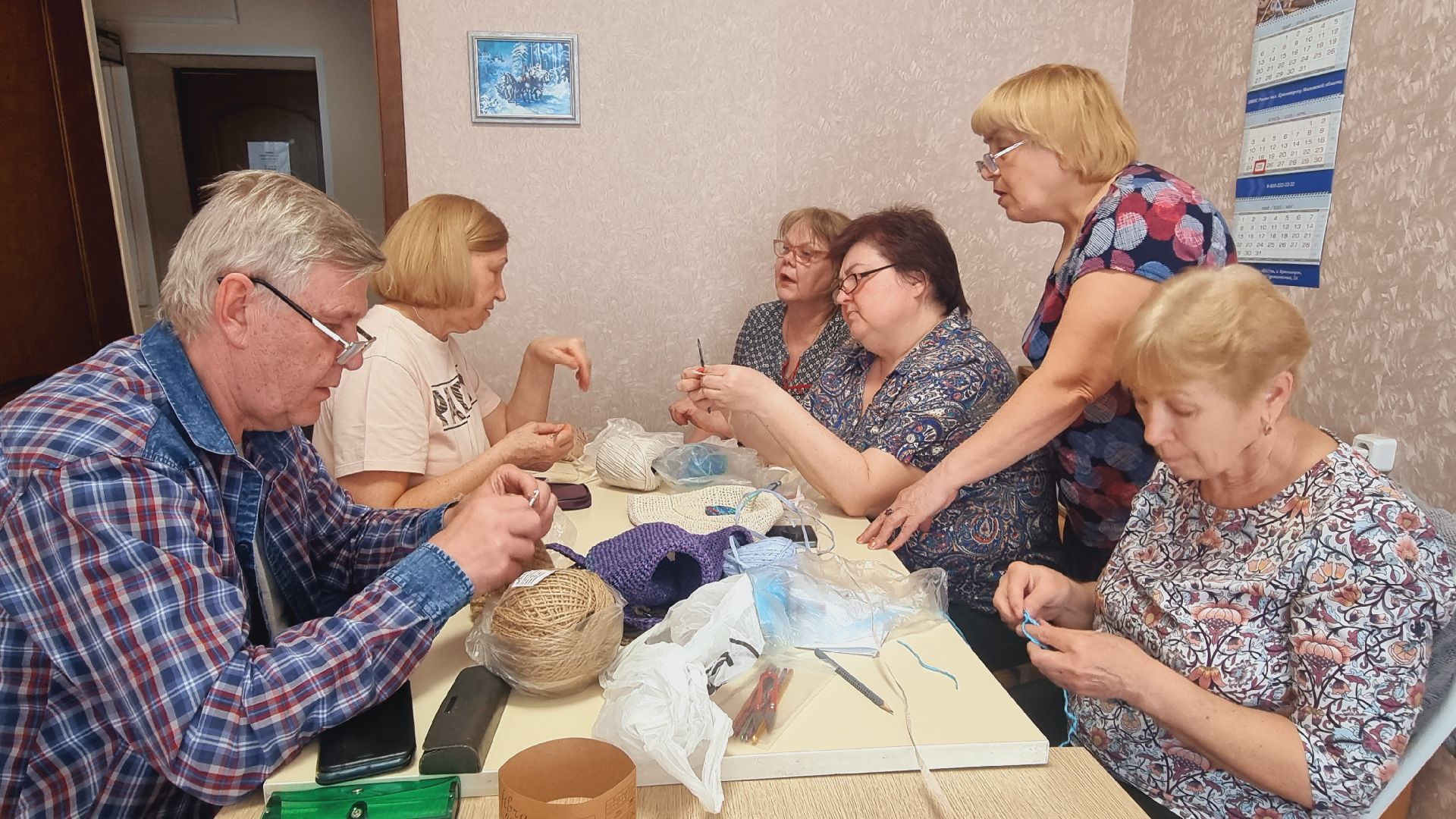 ПОДМОСКОВЬЕ, Ивантеевка, Пушкинский, активное долголетие, вязание