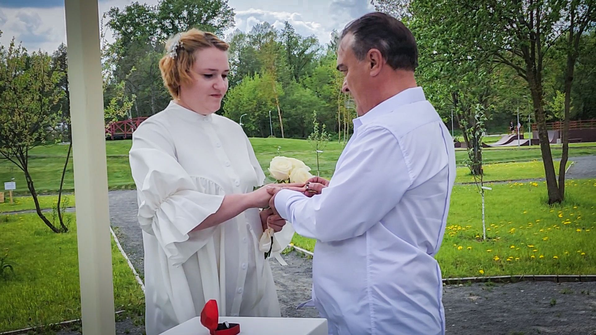 бронницы, выездная регистрация брака, парк бронницкий луг, выездная регистрация брака в Бронницах ,