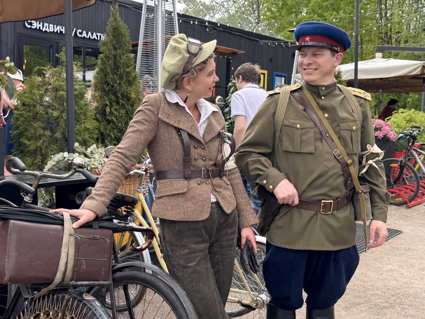 Исторический велопробег, Парк Малевича, Одинцово,