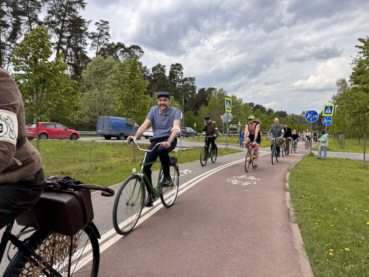 Исторический велопробег, Парк Малевича, Одинцово,