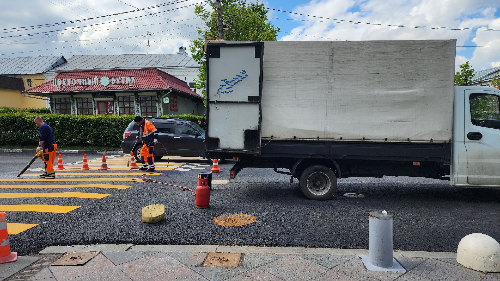 ремонт, дороги, ремонт дорог, поселок зеленый, богородский городской округ,