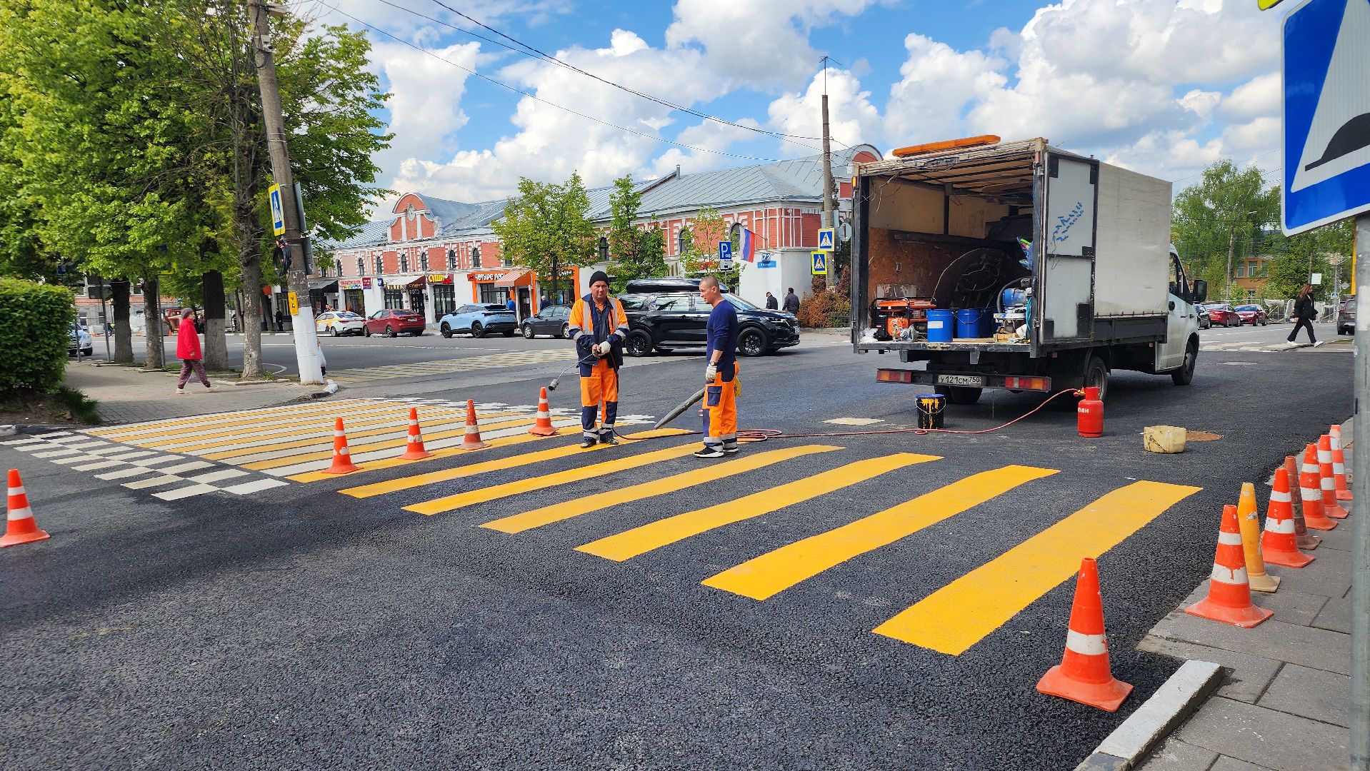 ремонт, дороги, ремонт дорог, поселок зеленый, богородский городской округ,