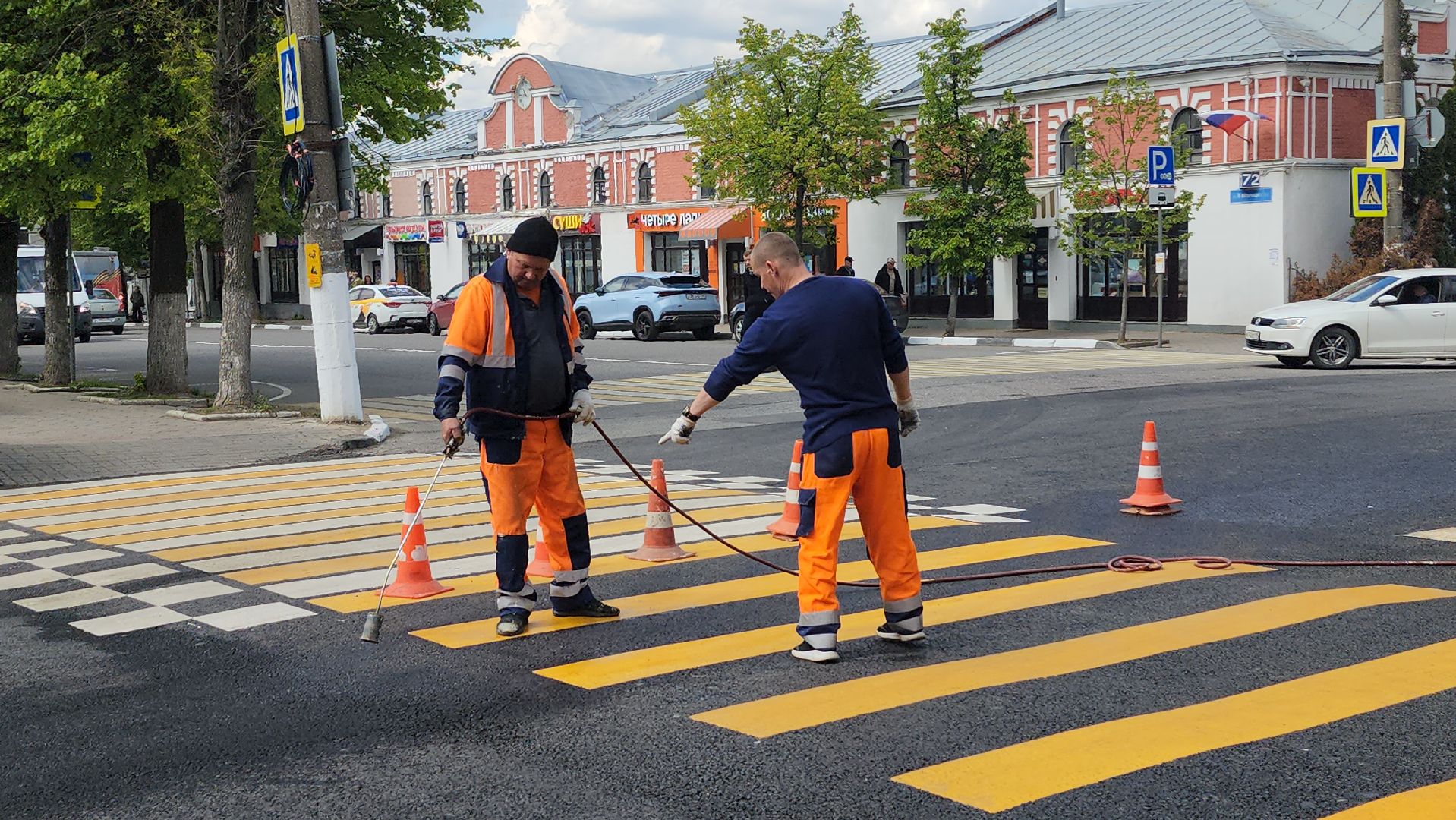 ремонт, дороги, ремонт дорог, поселок зеленый, богородский городской округ,