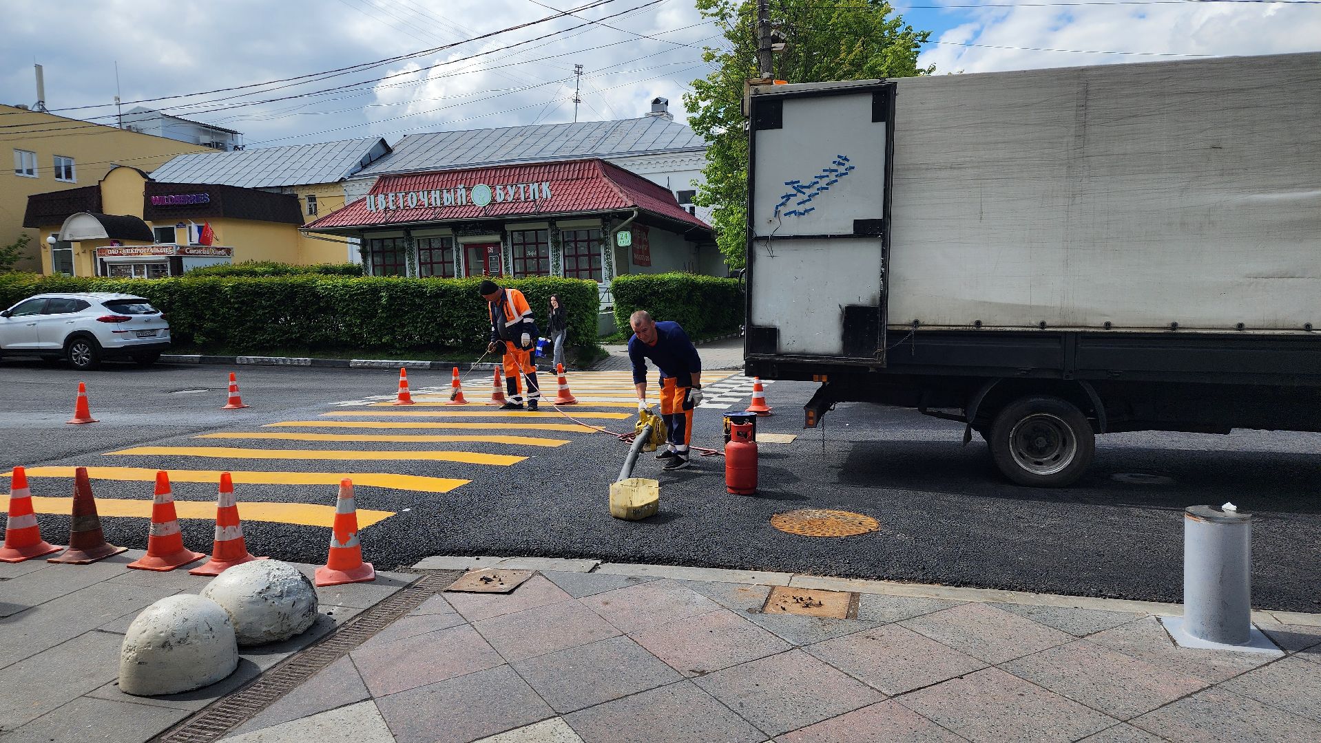 ремонт, дороги, ремонт дорог, поселок зеленый, богородский городской округ,