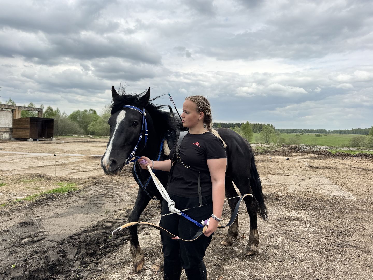 шаховская, лучники, кони, стрельба из лука,