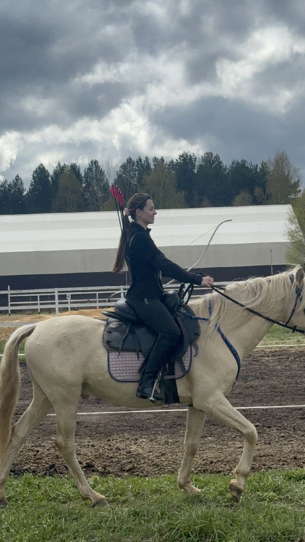 шаховская, лучники, кони, стрельба из лука,