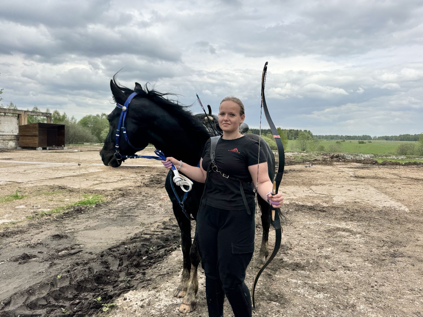 шаховская, лучники, кони, стрельба из лука,