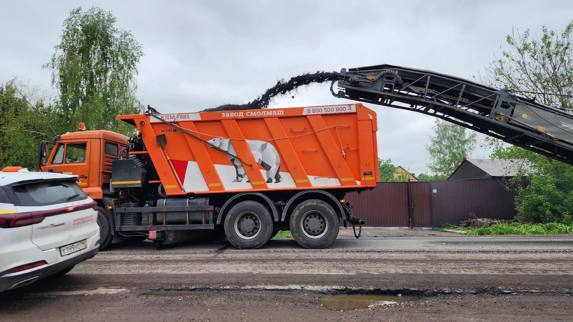 ремонт, дороги, ремонт дорог, новая купавна, богородский городской округ,