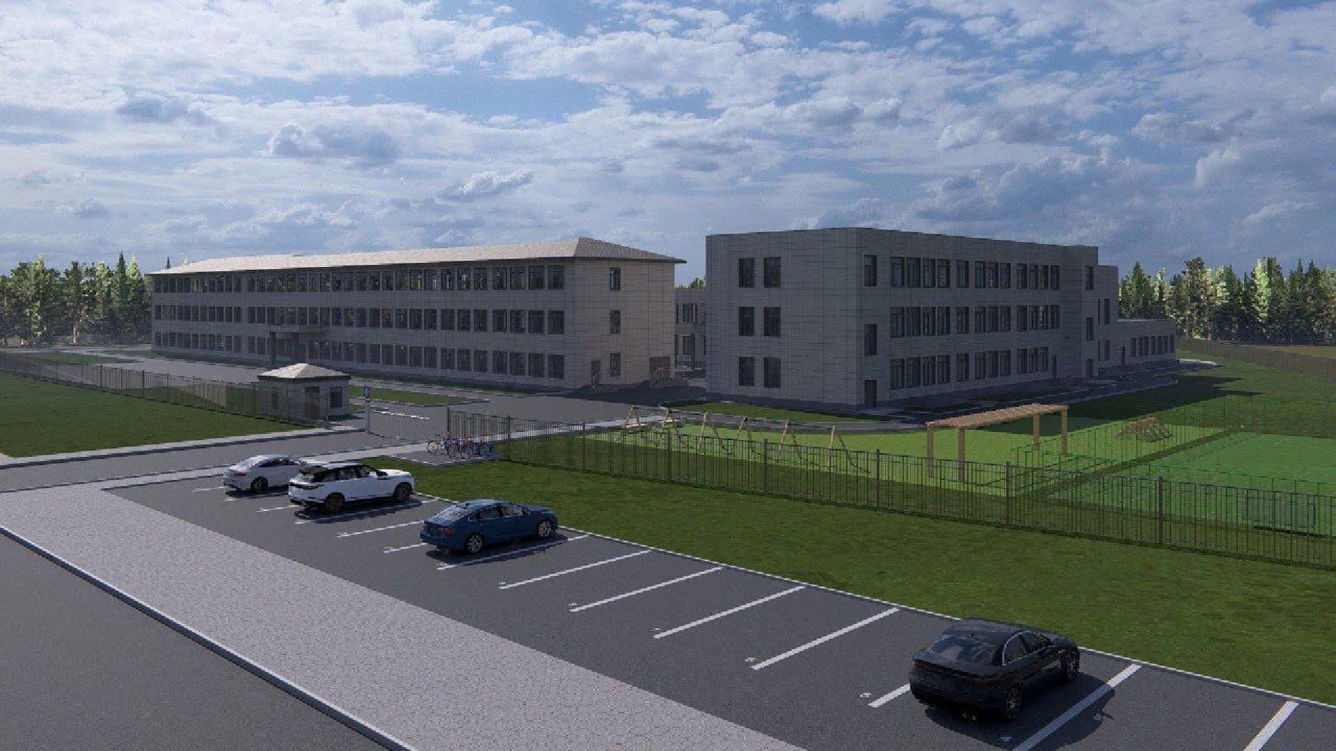 бронницы, пристройка к лицею, строительство нового корпуса лицея,