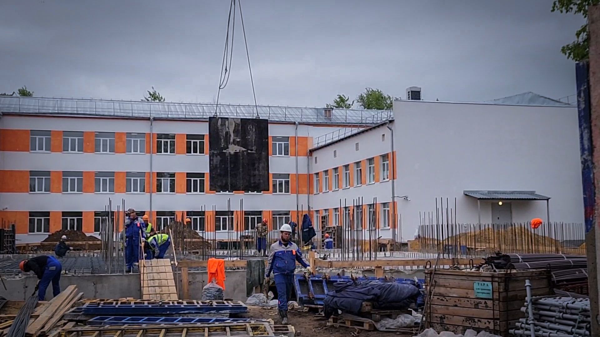 бронницы, пристройка к лицею, строительство нового корпуса лицея,