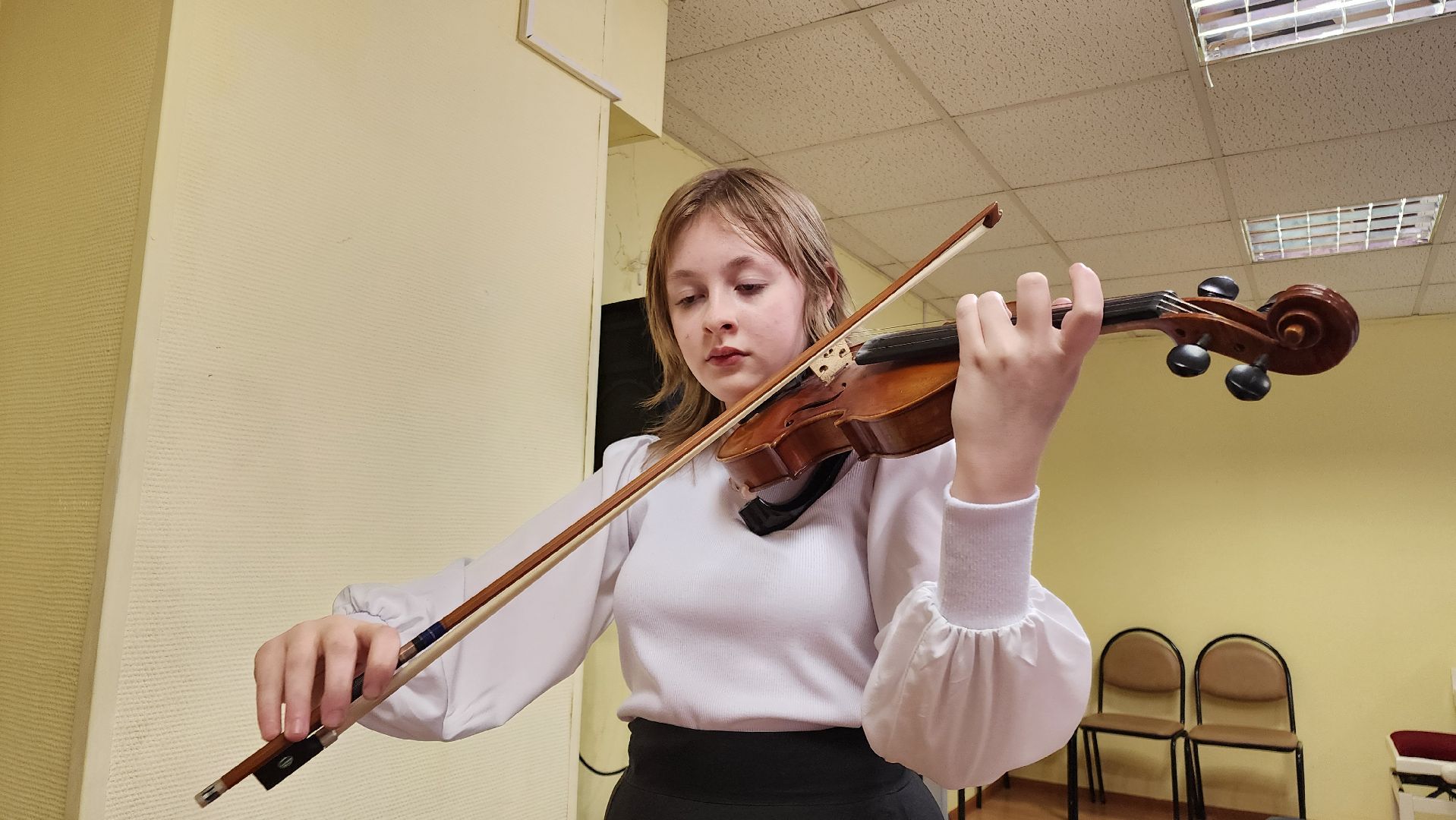 кашира, дши, скрипка, конкурс,  80 лет победы, одаренные дети,