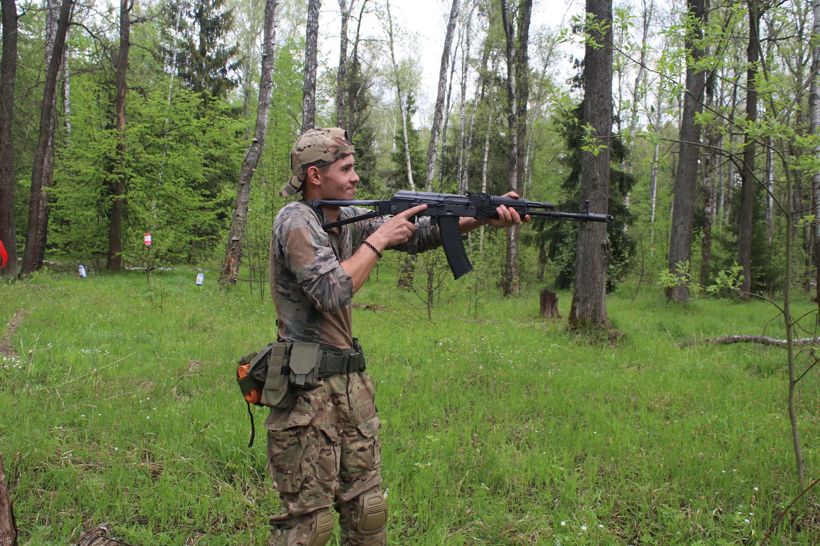 полигон, игра, тропа разведчика, автомат, препятствия, юнармия,